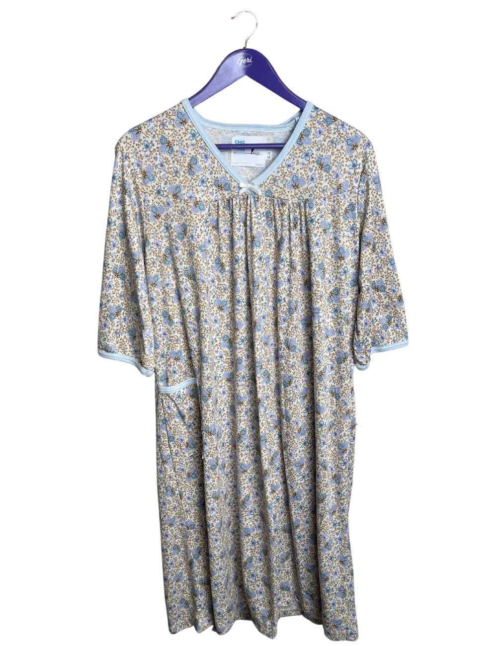 Adaptive V-Neck Nightgown