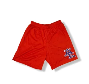 ALLIVIR LEAGUE F/W MESH BASKETBALL SHORTS ORANGE