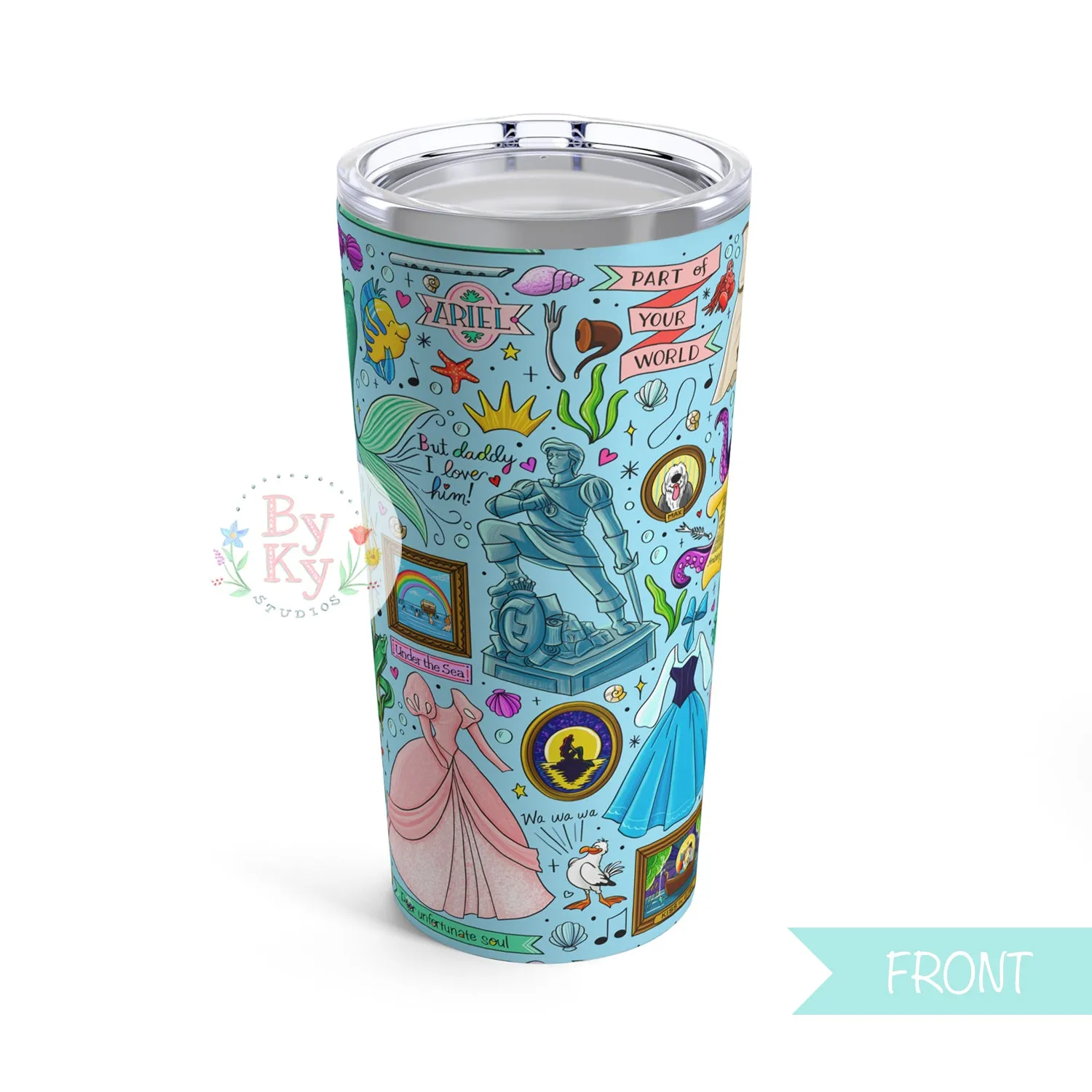 Ariel Princess Tumbler 20oz