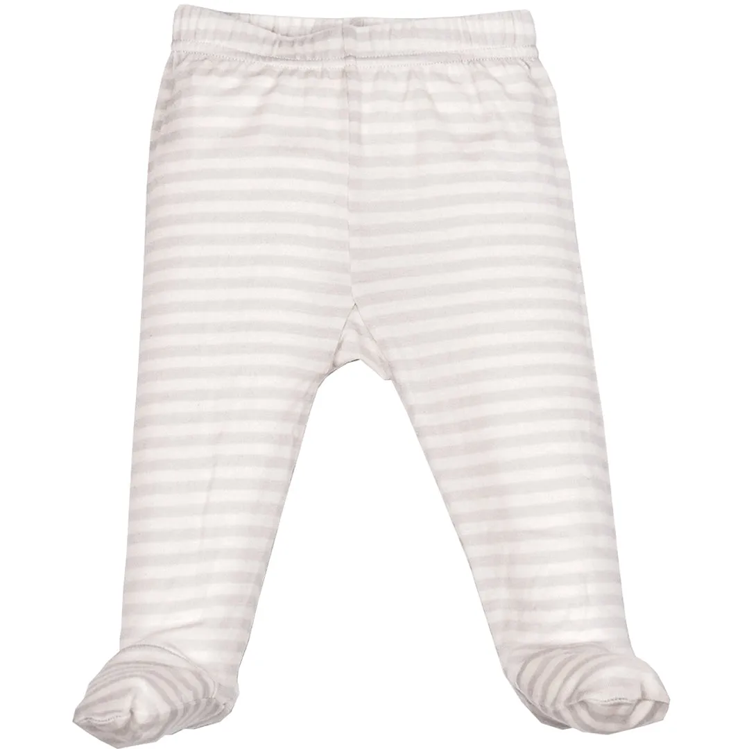 Baby Footed Pants, Merino Wool, Beige