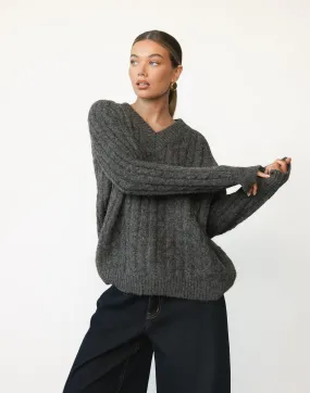 Baely Knit Jumper (Slate)