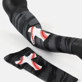 Baseball Cross Black OPS Arm Sleeve