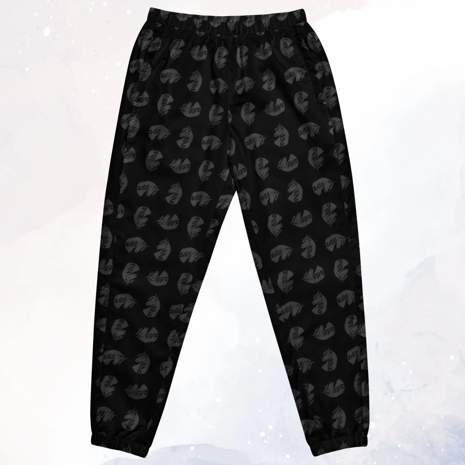 Black Unicorn Unisex Track Pants