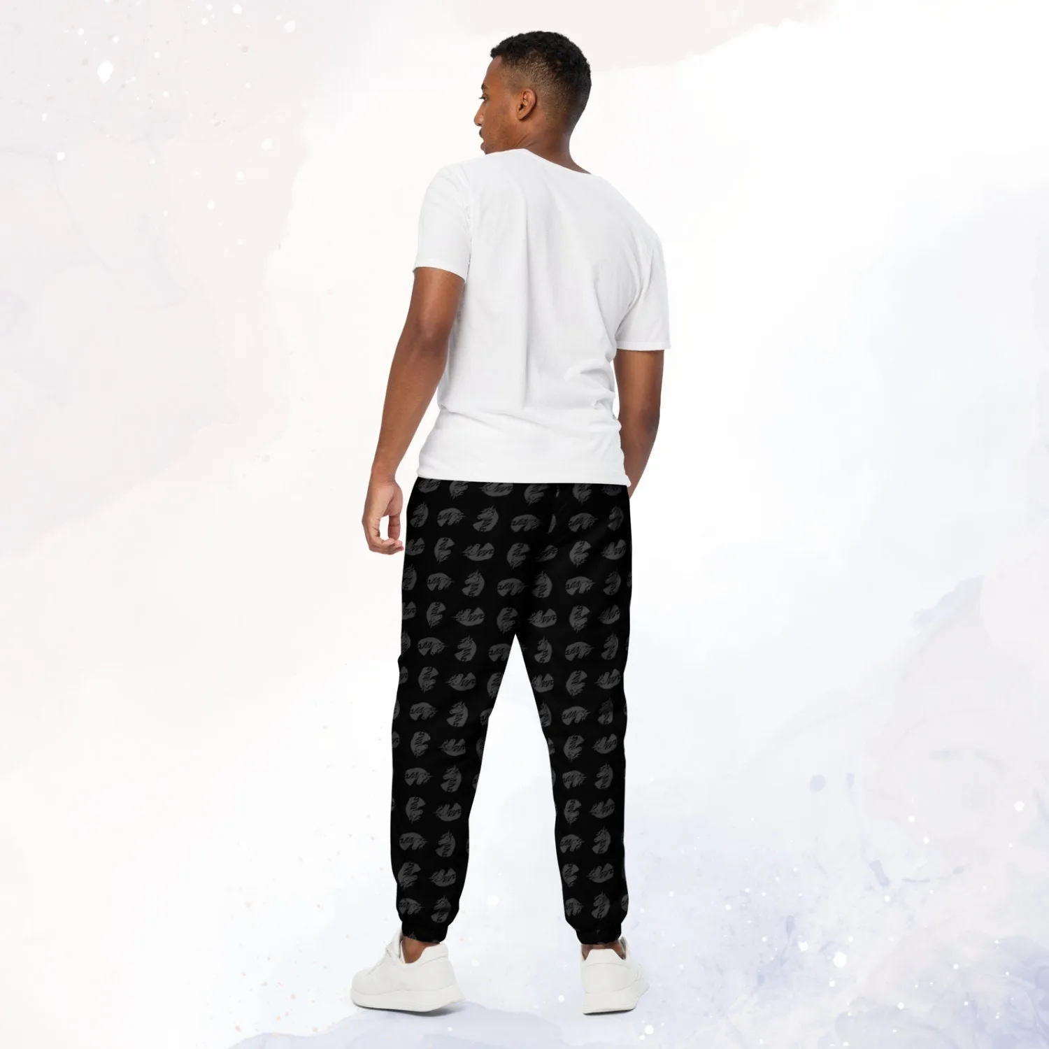 Black Unicorn Unisex Track Pants