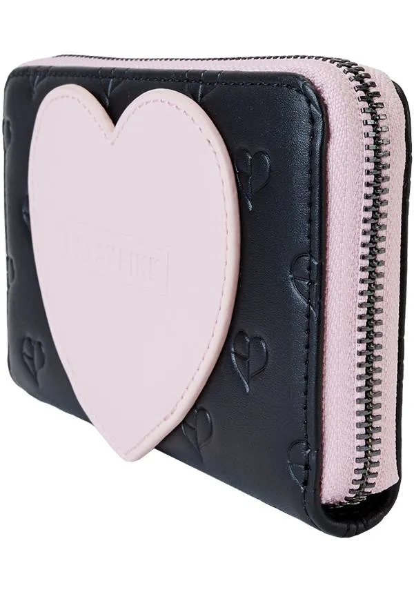 Blackpink: AOP Heart | ZIP AROUND WALLET