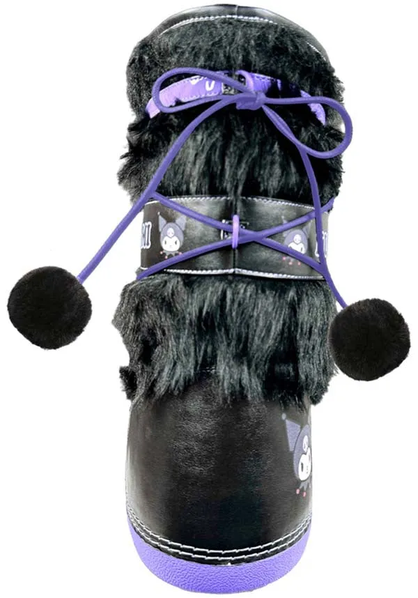 Blizz Kuromi [Black/Lavender] | PLATFORM BOOTS [PREORDER]