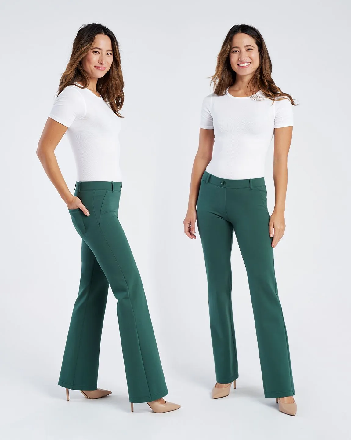 Boot-Cut | Two-Pocket Dress Pant Yoga Pants (Highlands)