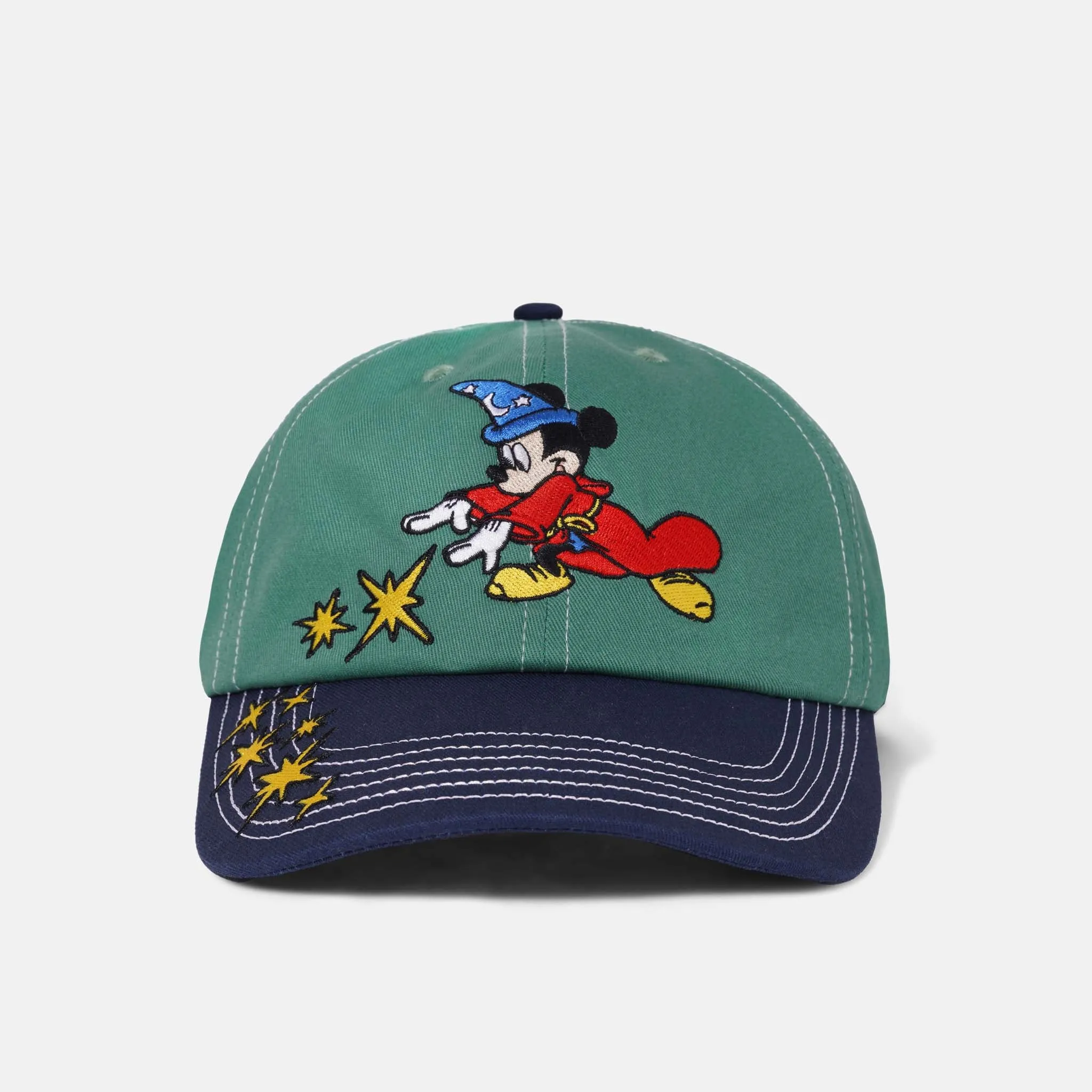 Butter Goods - Disney Sorcerer 6 Panel Cap - Sage / Navy