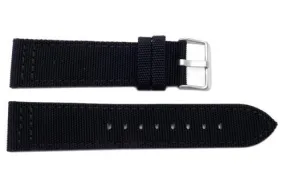 Canvas With Genuine Leather Backing Replacement Watch Band