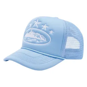 Corteiz 5 Starz Alcatraz Trucker Baby Blue