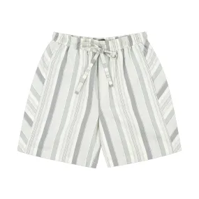 CROSS CUT STRIPE SHORTS