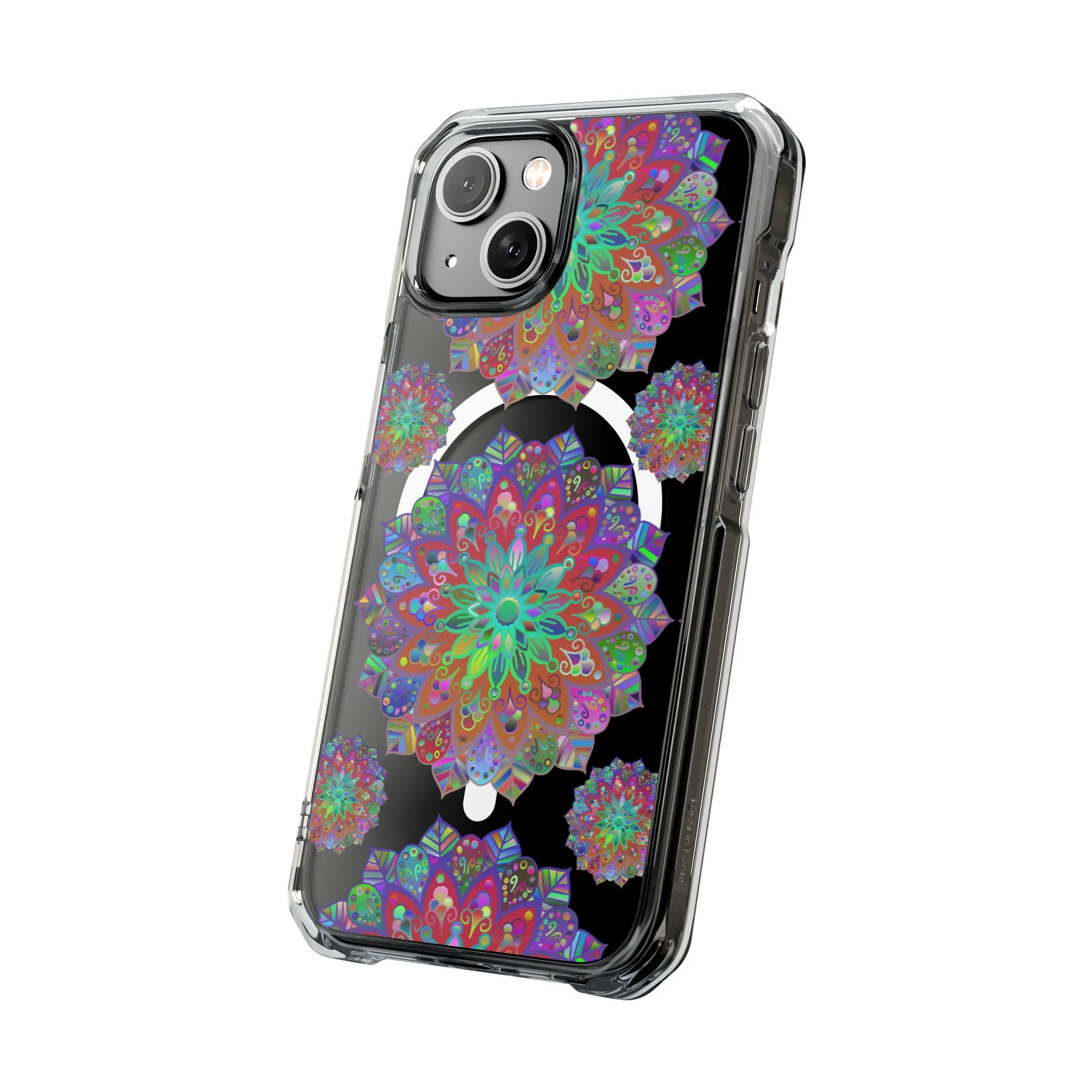 Elegant Mandala MagSafe®-Compatible iPhone 14/15 Impact Case