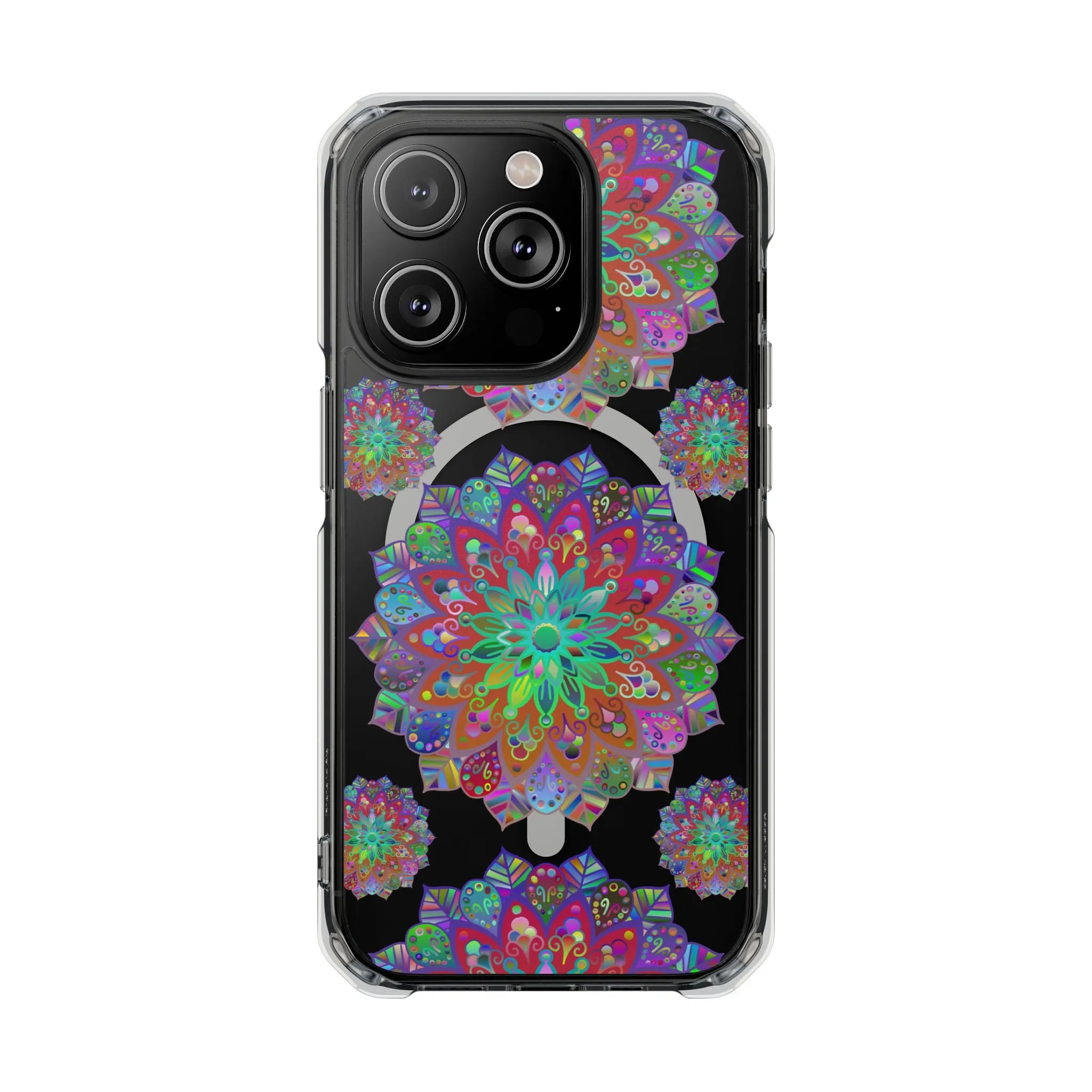 Elegant Mandala MagSafe®-Compatible iPhone 14/15 Impact Case