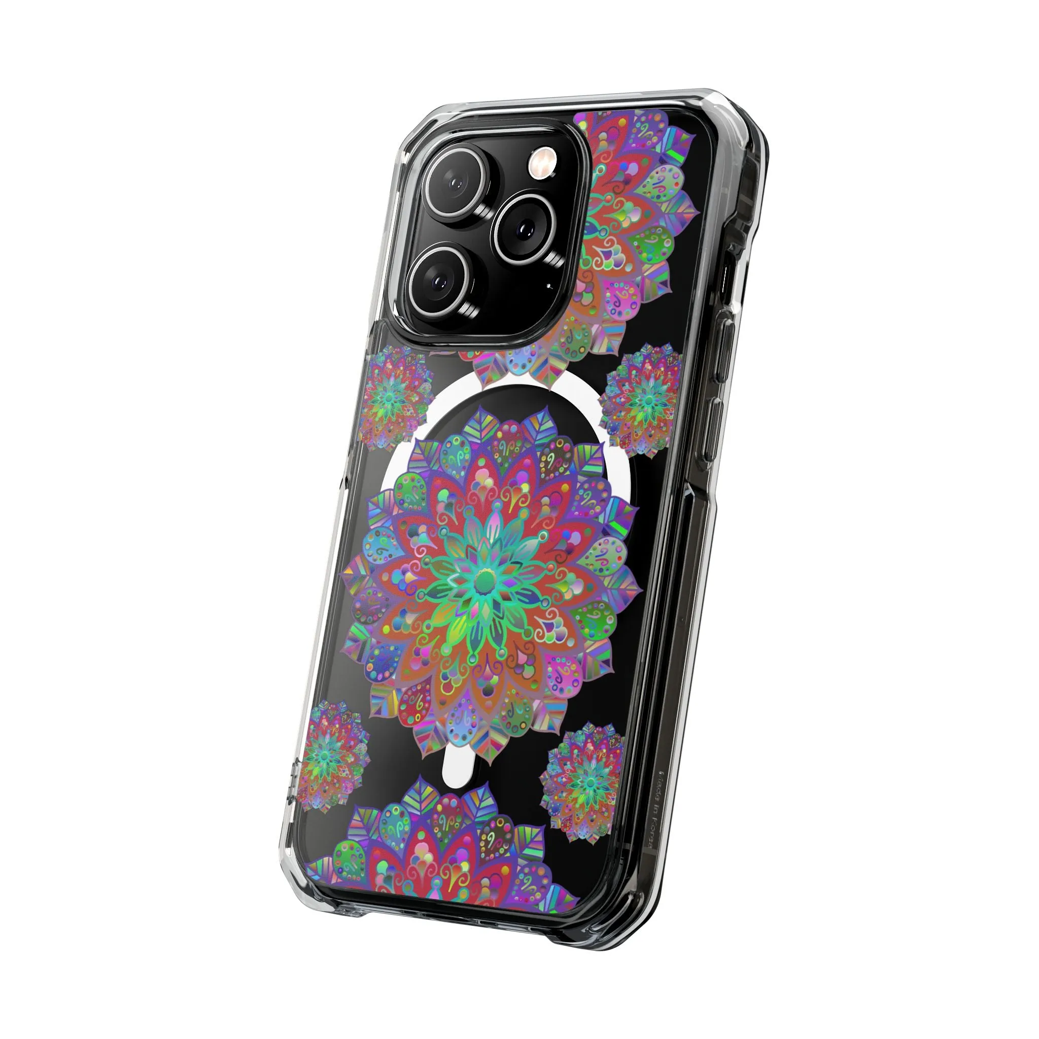 Elegant Mandala MagSafe®-Compatible iPhone 14/15 Impact Case