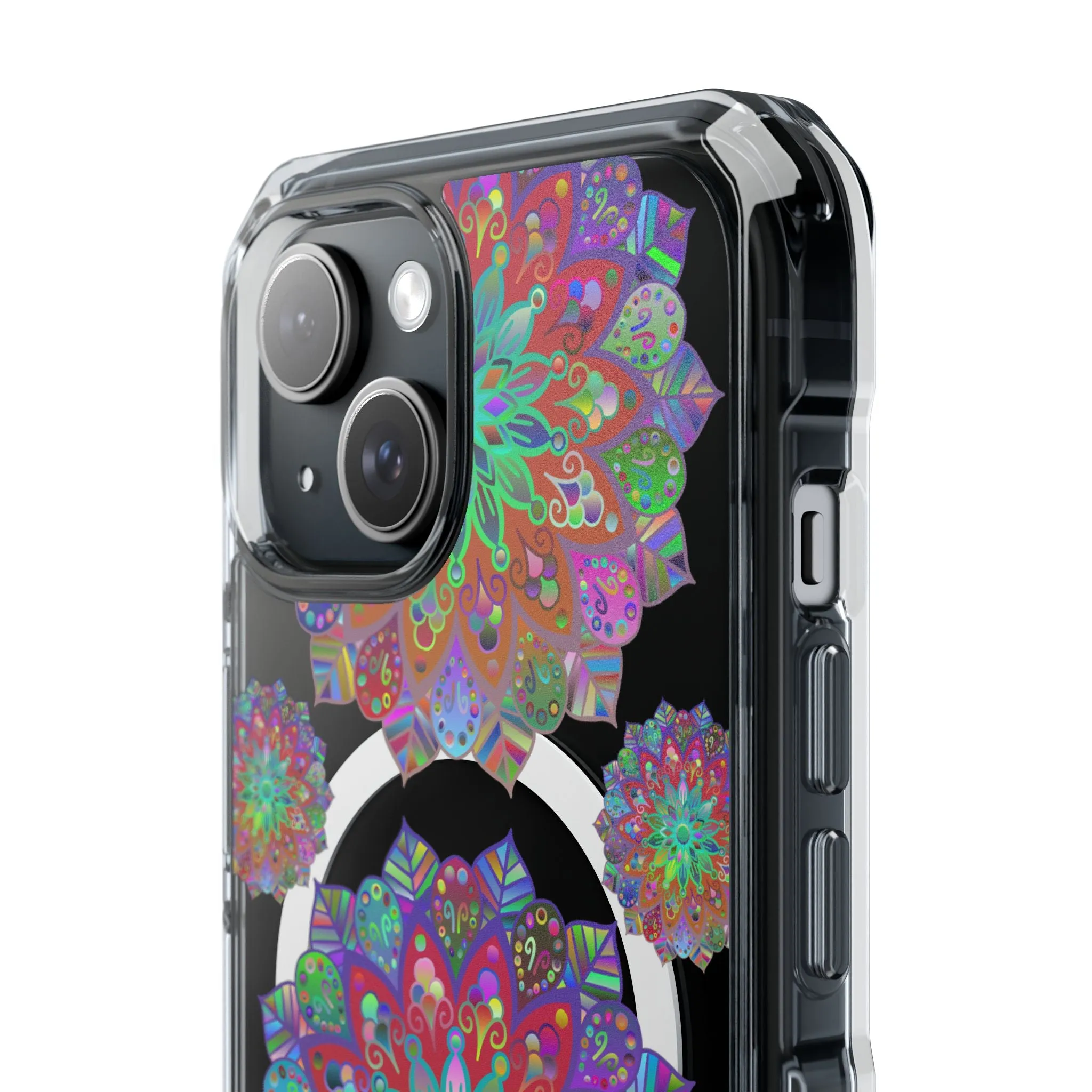 Elegant Mandala MagSafe®-Compatible iPhone 14/15 Impact Case