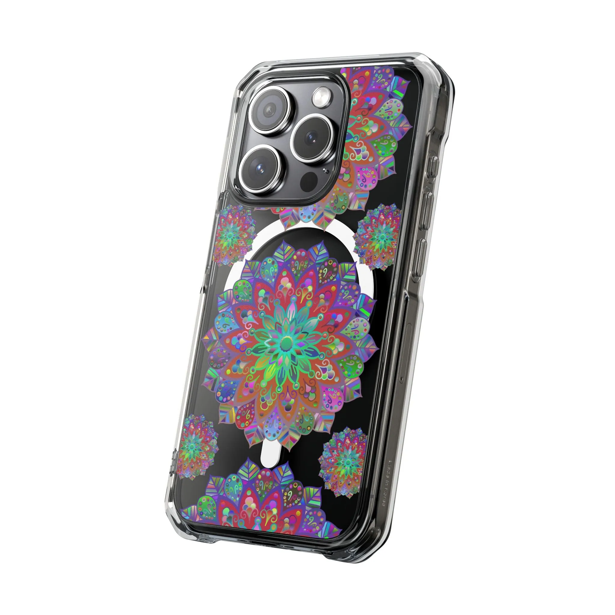 Elegant Mandala MagSafe®-Compatible iPhone 14/15 Impact Case