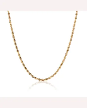 Ever Jewellery Perform Rope Necklace - Gold