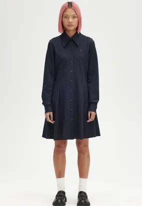 Fred Perry - Woven Mesh Navy - Dress