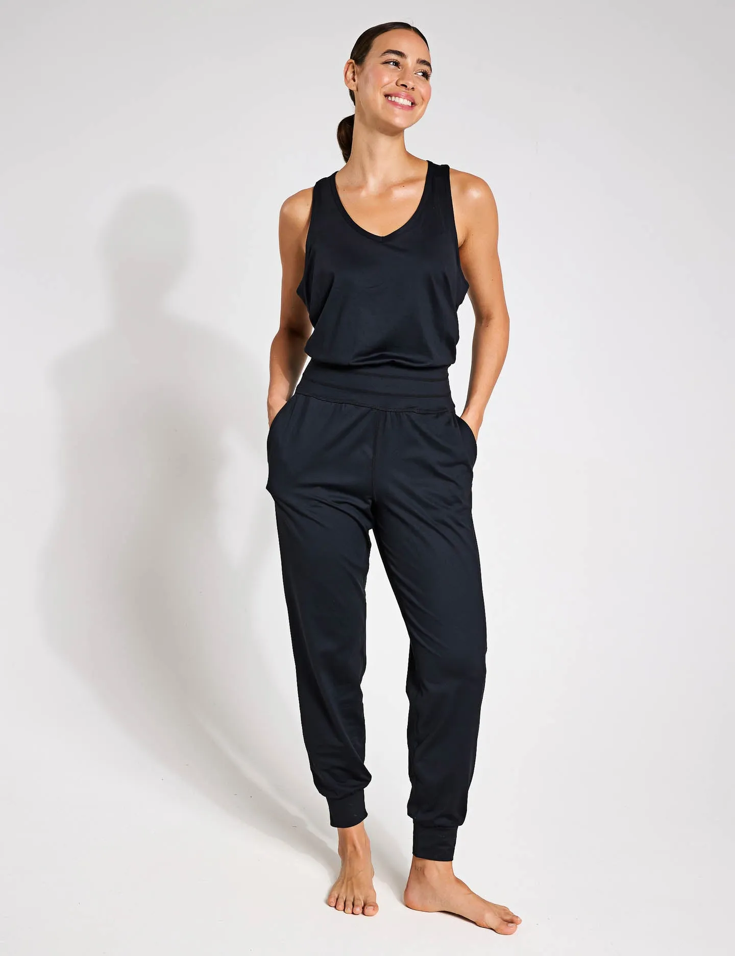 Gaia Yoga Jumpsuit - Black