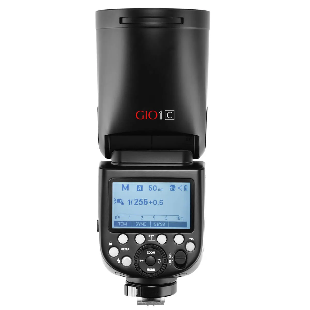 GIO1 (V1) 2.4GHz Round-Head TTL & HSS Speedlite with Rechargeable Battery