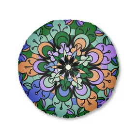 Hand Drawn Mandala Art Design Floor Cushion