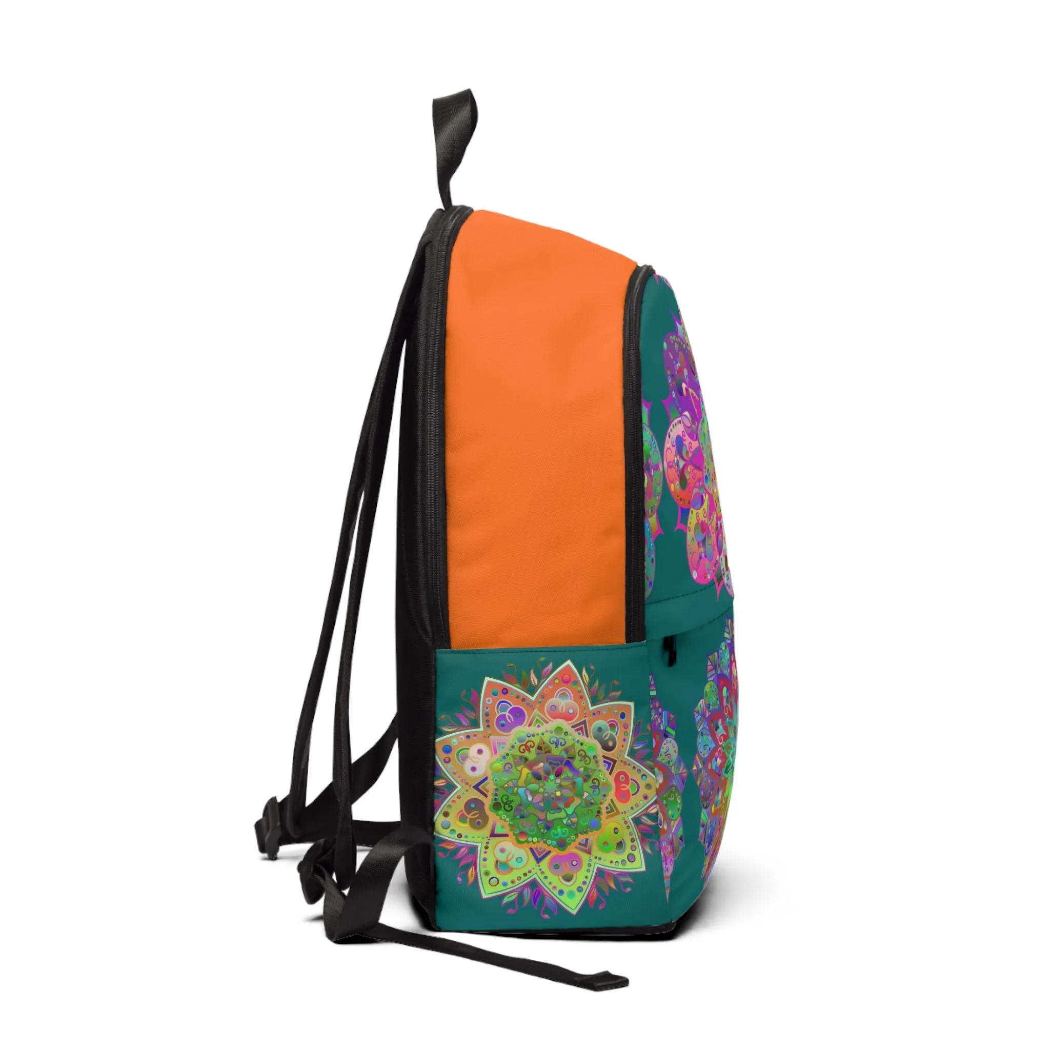 Handmade Mandala Design Fabric Backpack