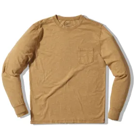 Hewitt Garment Dyed Pocket Tee - Dijon