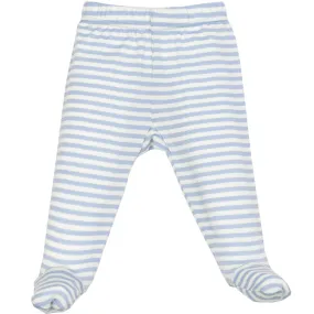 Imperfect Baby Footed Pants, Merino Wool, Blue