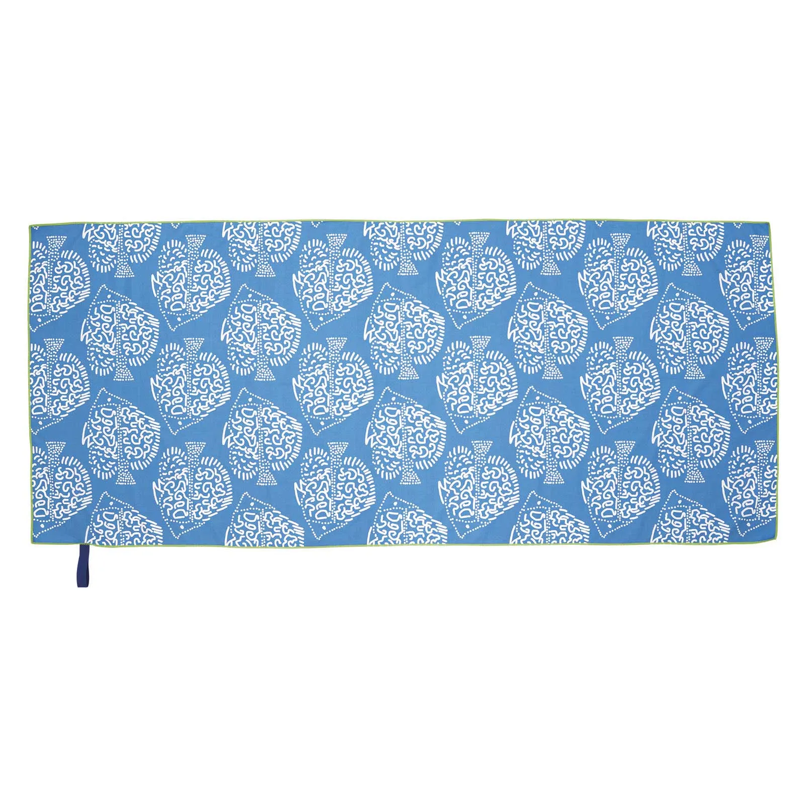 Indigo Fish Reversible Eco Beach Towel