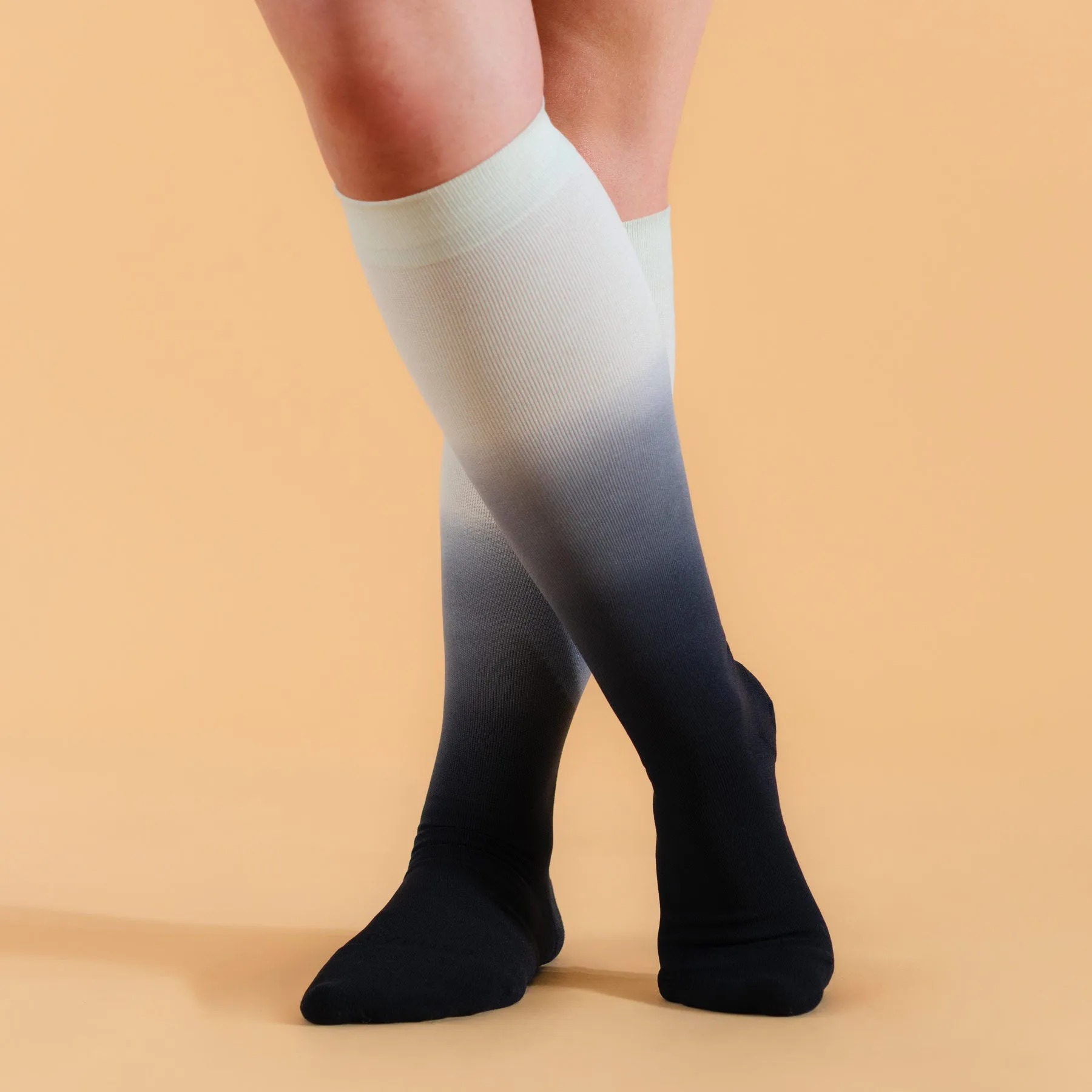 Knee-High Compression Socks - 3 Pack Ombre