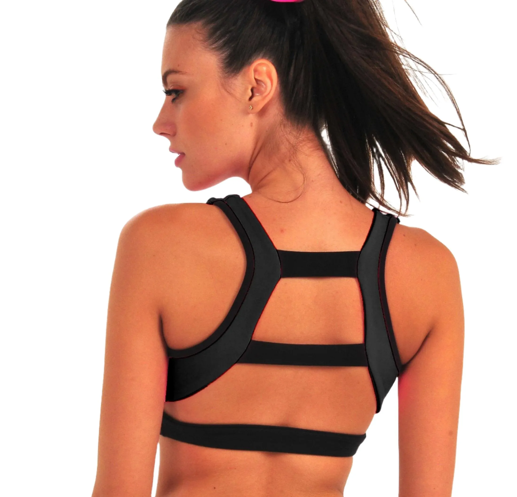 Last Chance! Bia Brazil Activewear Sexy Ladder Back Bra Top BT3302