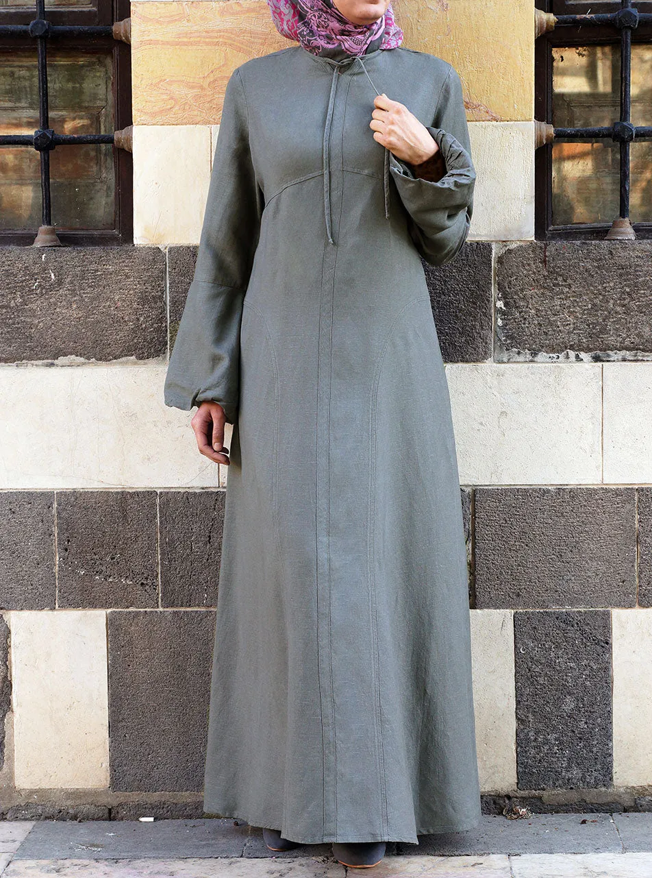 Linen Princess Maxi Dress