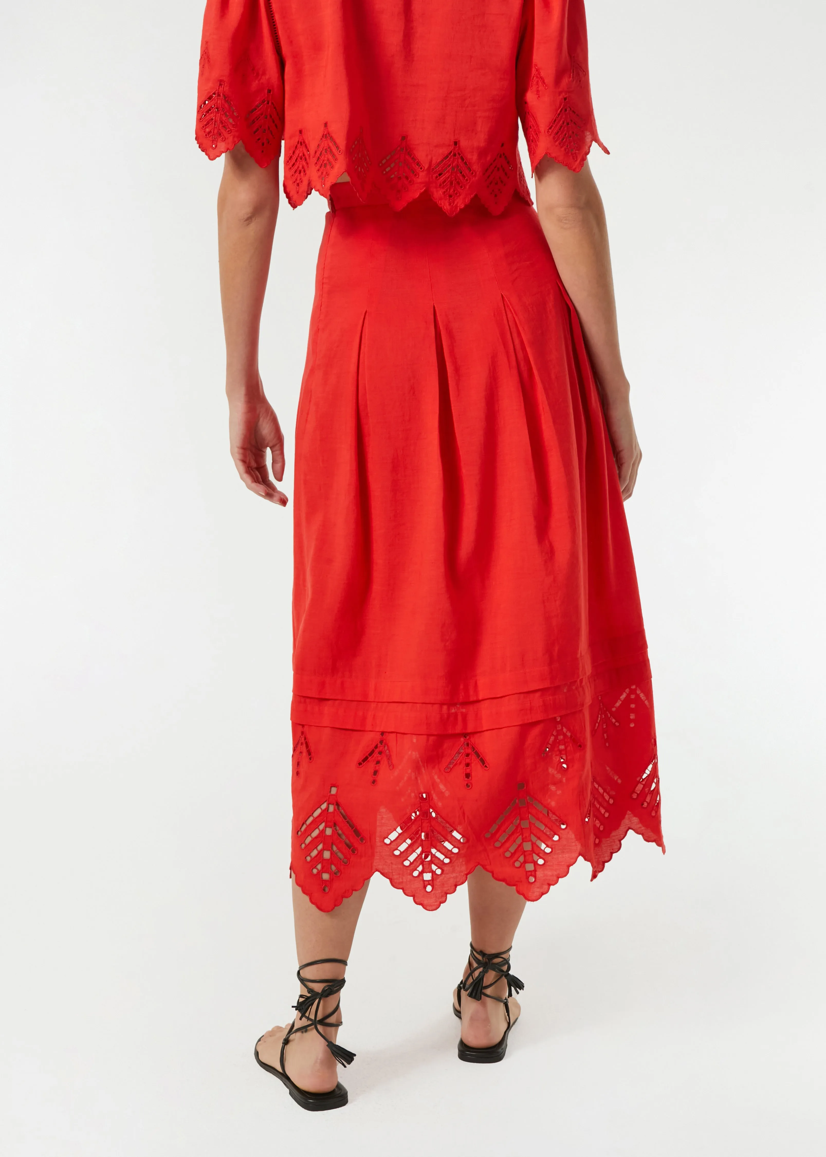 Luis Skirt | Scarlet Eyelet