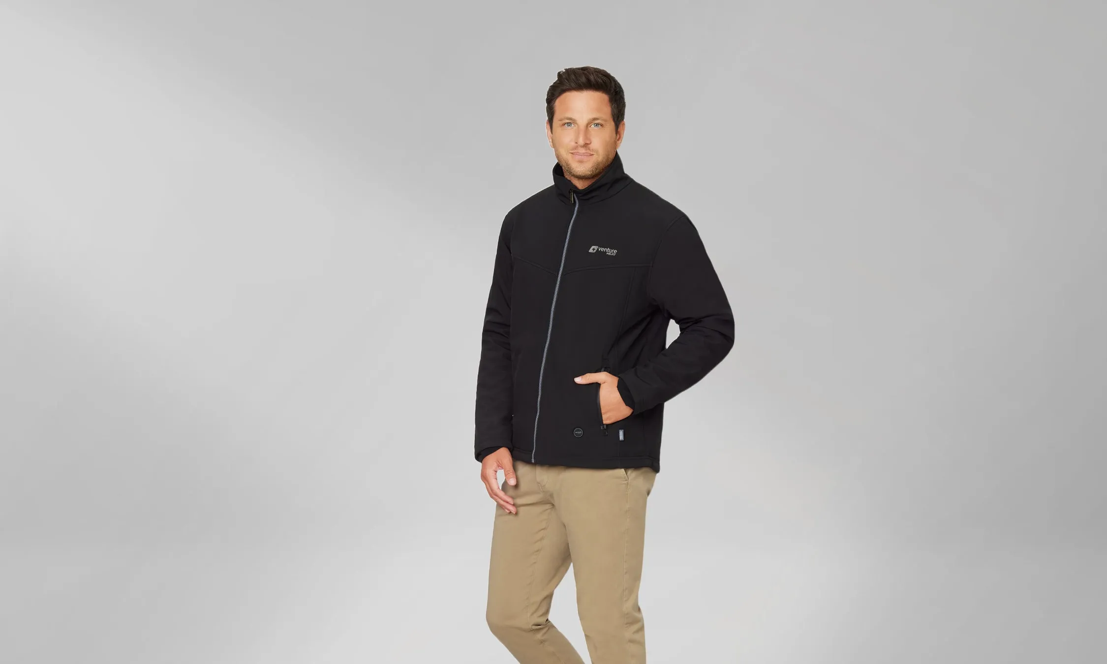 Men's 16W Heated Softshell Jacket with HeatSync