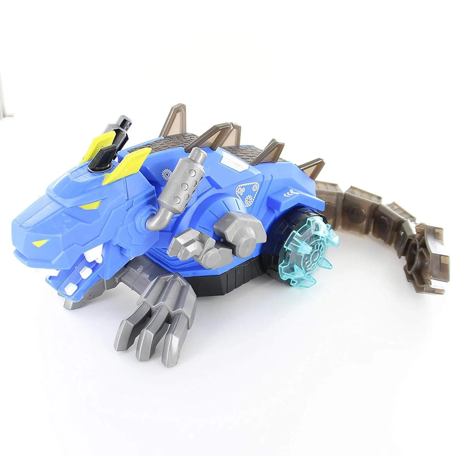 Mist Spraying Mechanical Transformer Robot Dragon Toy with LED Light and Sound Toy for Kids