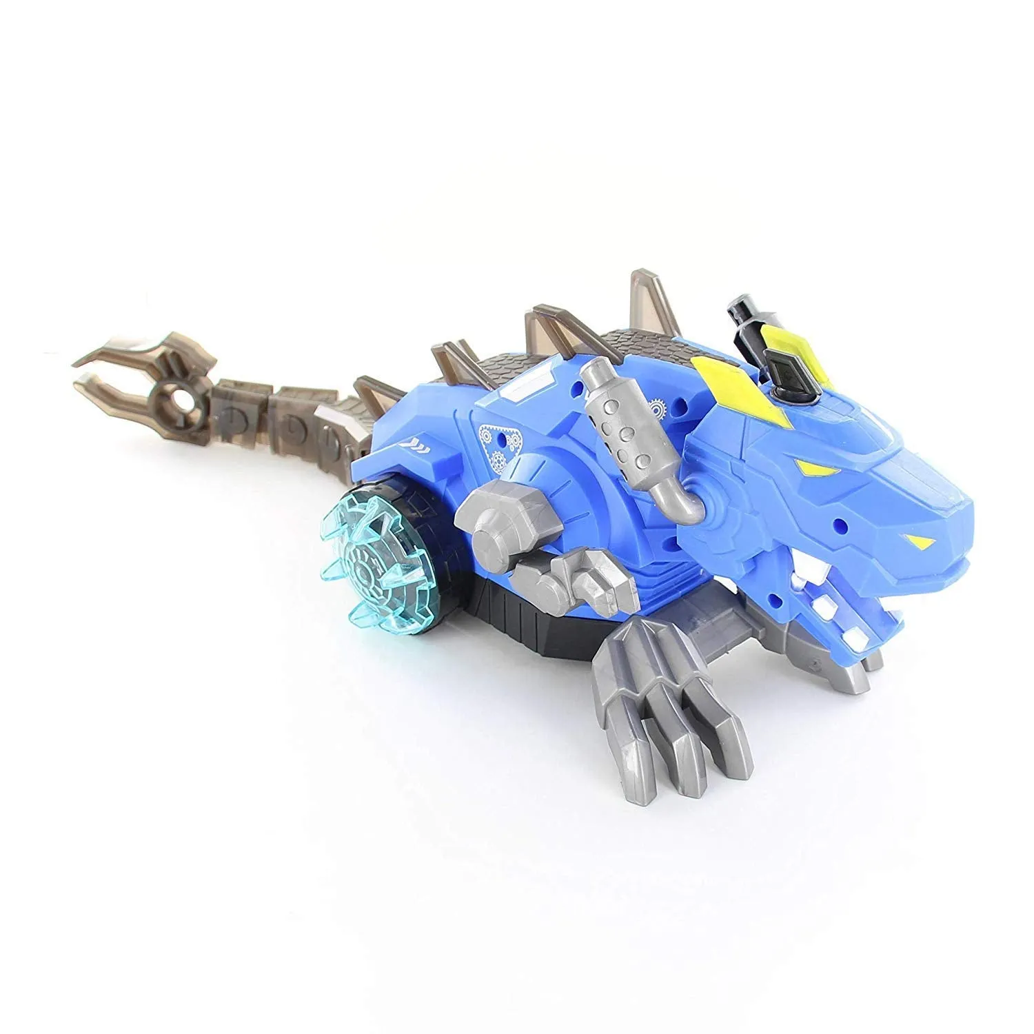 Mist Spraying Mechanical Transformer Robot Dragon Toy with LED Light and Sound Toy for Kids