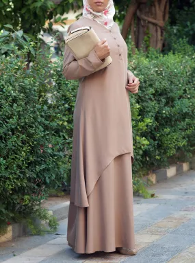 Modal Double Layered Abaya