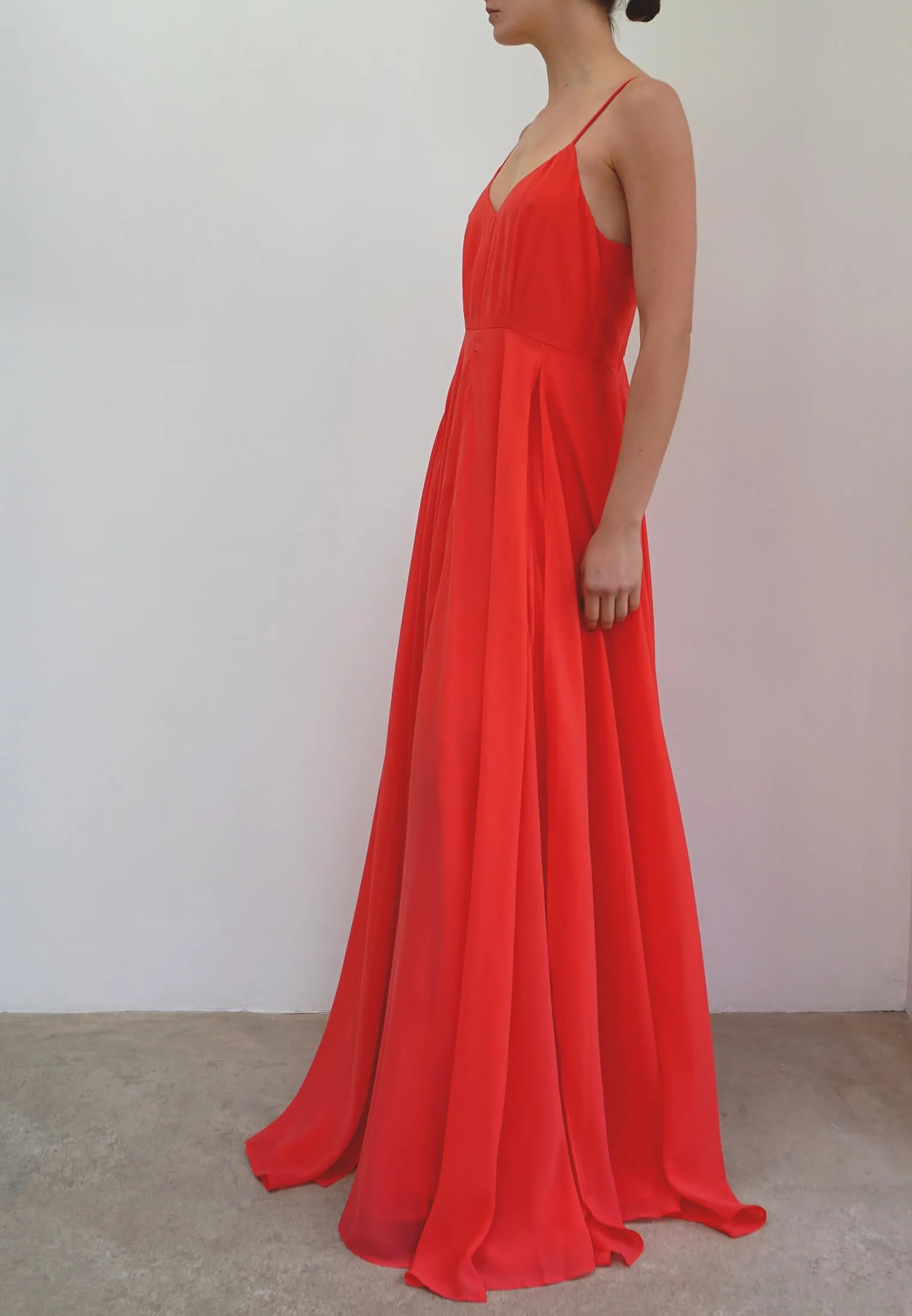 OLSEN MAXI DRESS CORAL