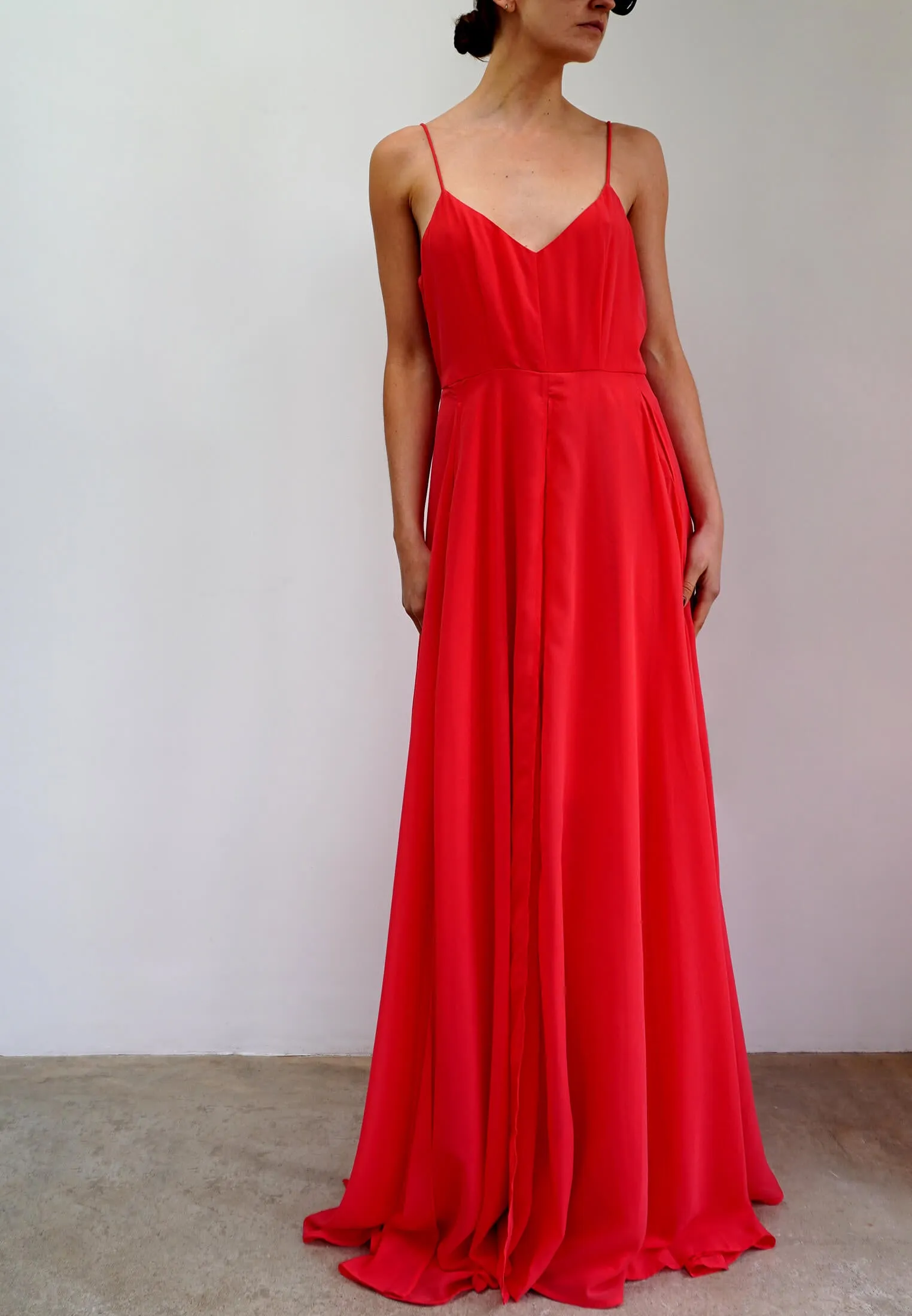 OLSEN MAXI DRESS CORAL