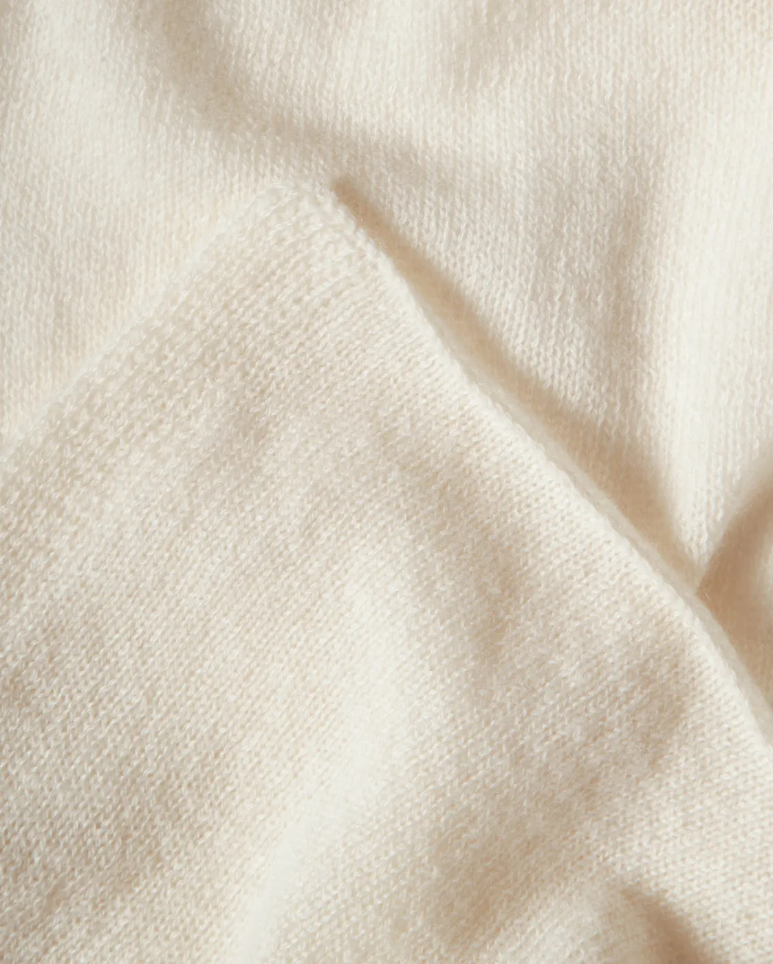 Pure Cashmere Maxi Scarf Milk White