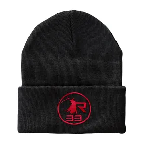 Reaper 33 Black Beanie