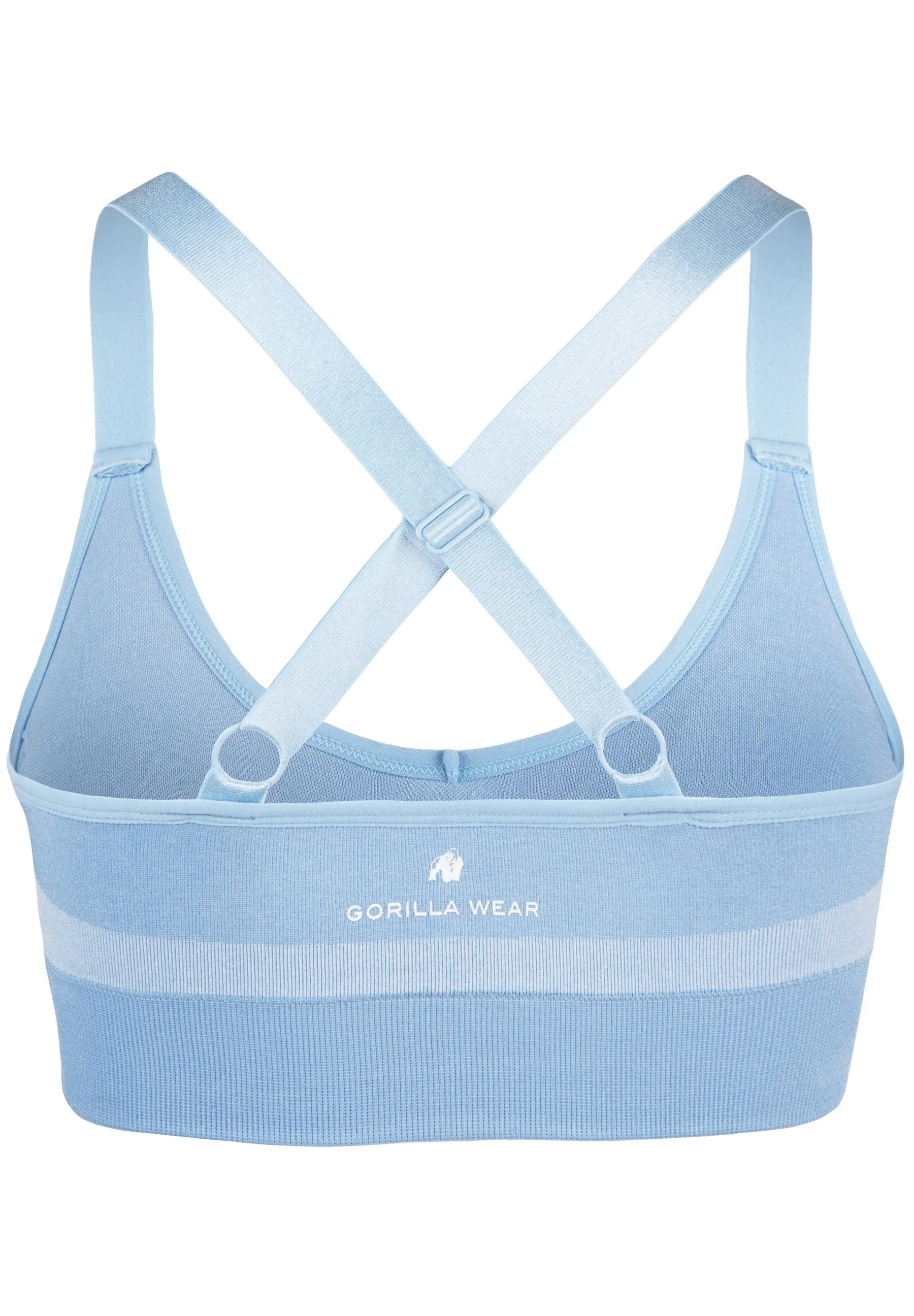 Selah Seamless Sports Bra - Light Blue