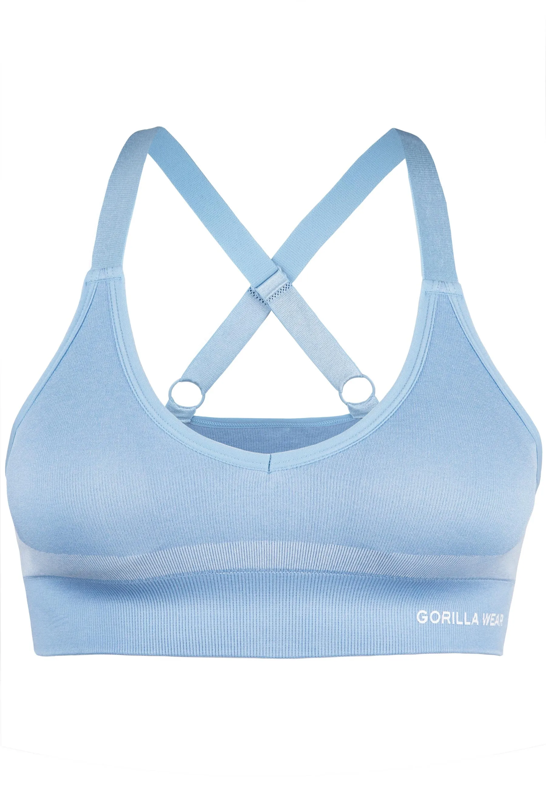 Selah Seamless Sports Bra - Light Blue