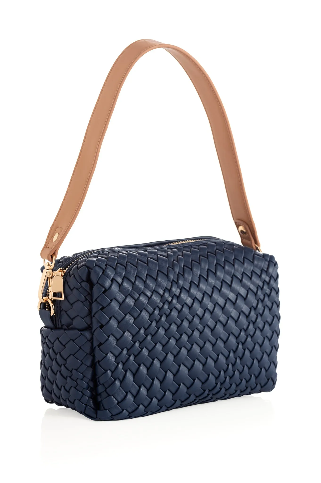 Shiraleah Blythe Boxy Cross-Body Bag, Navy