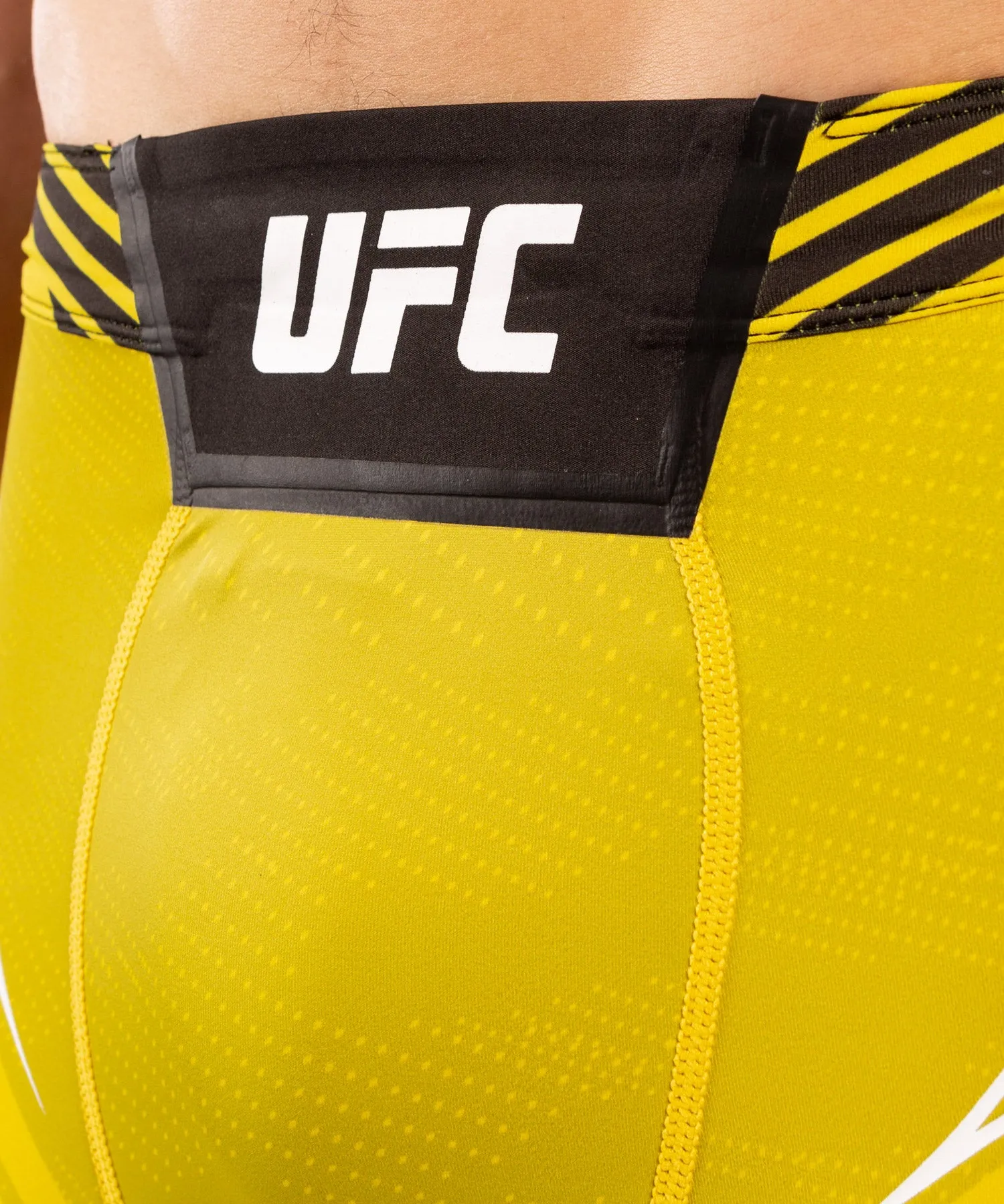 UFC Venum Authentic Fight Night Men's Vale Tudo Shorts - Short Fit - Yellow