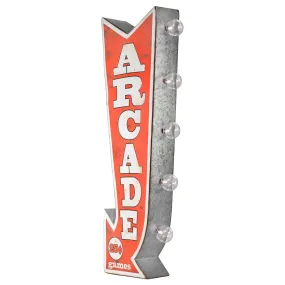 Vintage Arcade Games LED Marquee Arrow Sign (25" x 9")