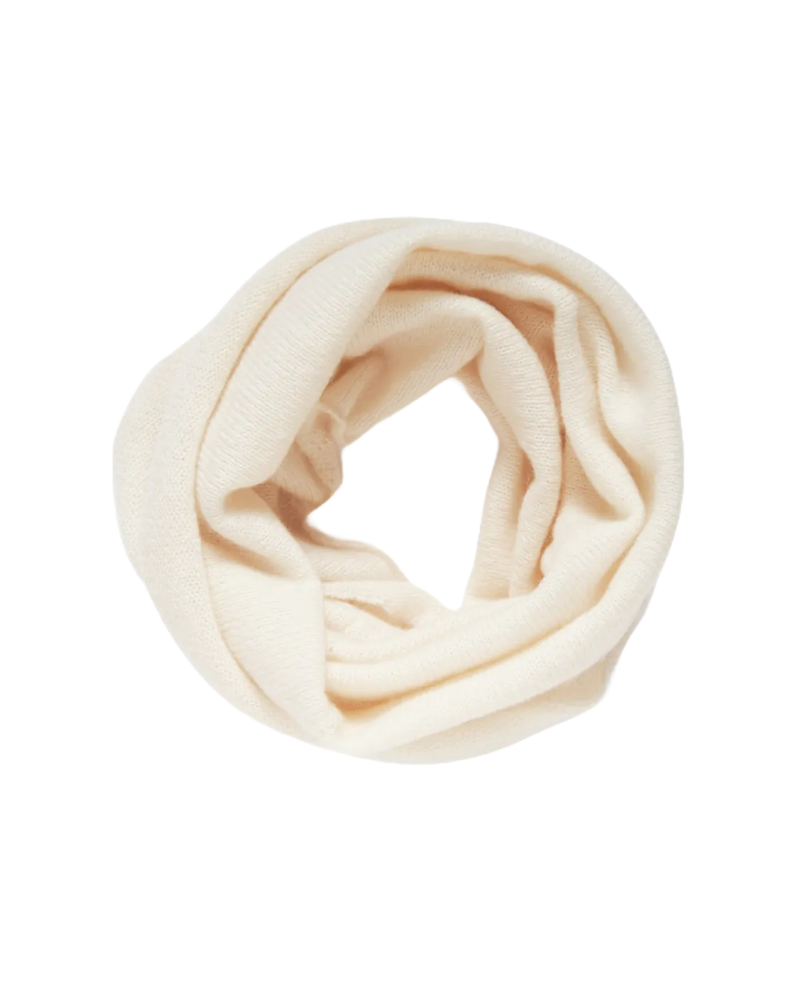 Women's Pure Cashmere Collar Scarf Milk White